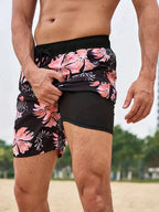 Herren Badeshorts schnelltrocknend mit Innenfutter – für Strand & Pool | Noah