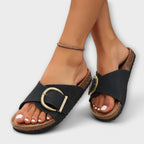 Women's Comfort Sandals Cushioned Footbed – Vintage Style for Everyday Summer | Bridget