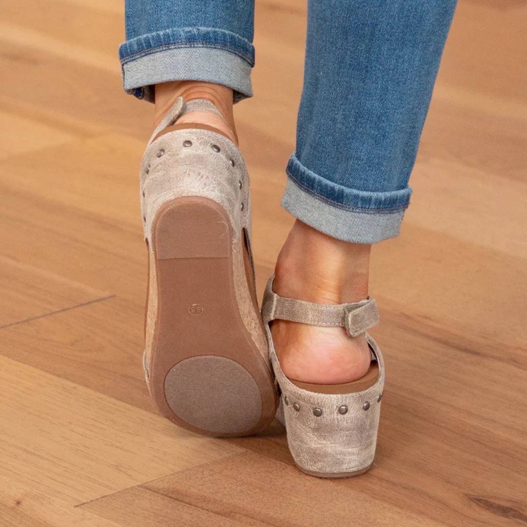 Damen Keilsandalette Wildleder – komfortabler Halt für Sommer & Alltag | Lavinia