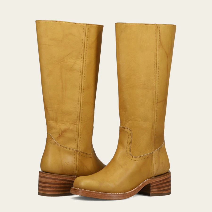 Damen Langschaftstiefel Kunstleder Blockabsatz – vielseitig für Alltag & Abend | Noah