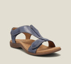 Damen Orthopädische Sandalen mit Fußbett T-Steg Kunstleder – bequem im Sommer | Helen