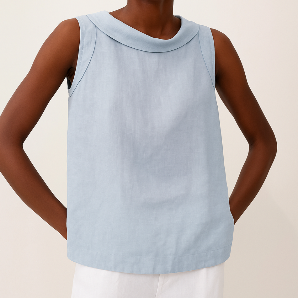 Damen Shirt Rollkragen ärmellos figurbetont – moderner Look für den Alltag | Sonata