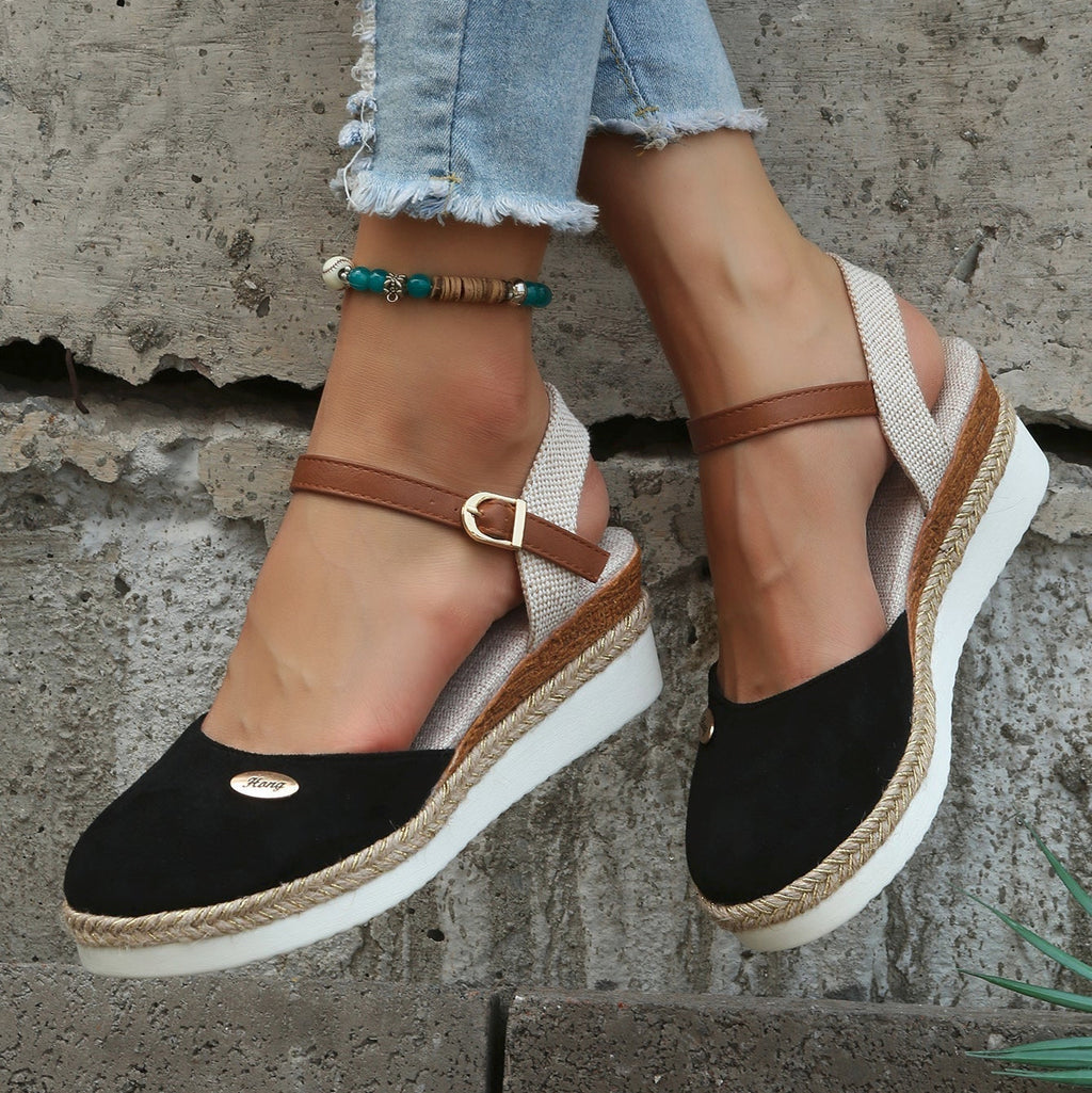 Damen Sandalen orthopädisch mit Fußbett – Espadrille-Sohle für den Sommer | Ada