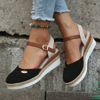 Damen Sandalen orthopädisch mit Fußbett – Espadrille-Sohle für den Sommer | Ada
