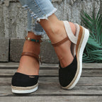 Damen Sandalen orthopädisch mit Fußbett – Espadrille-Sohle für den Sommer | Ada