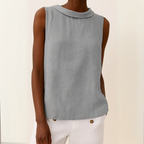 Damen Shirt Rollkragen ärmellos figurbetont – moderner Look für den Alltag | Sonata