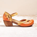 Damen Orthopädische Sandalen mit Fußbett niedrigem Absatz – ganztägig bequem | Jasmine