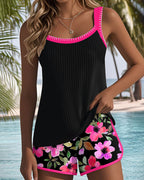 Damen Tankini Bauchkontrolle – figurschmeichelnd für Strand & Pool | Juno