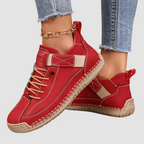 Damen Sneaker orthopädisch mit Fußbett – slip-on, gedämpfte Sohle, ganztägig bequem | Lily