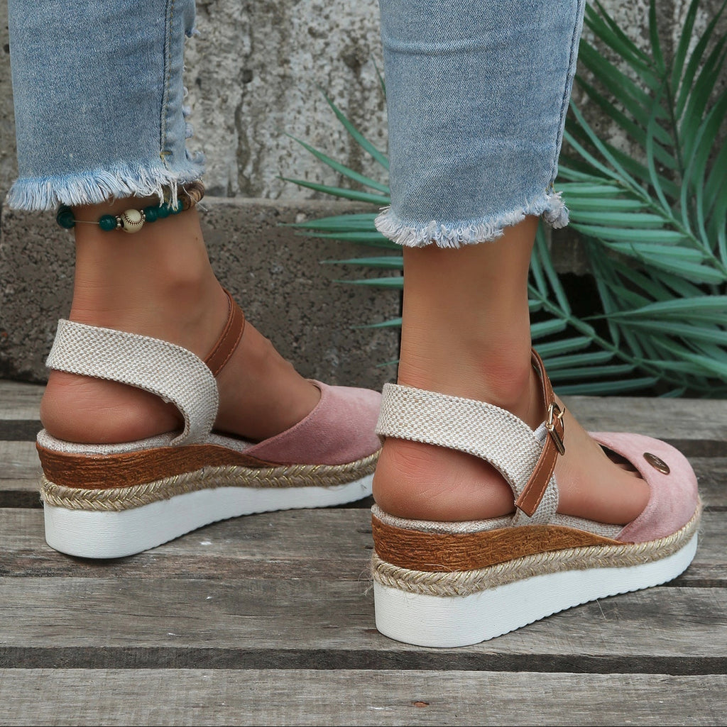 Damen Sandalen orthopädisch mit Fußbett – Espadrille-Sohle für den Sommer | Ada