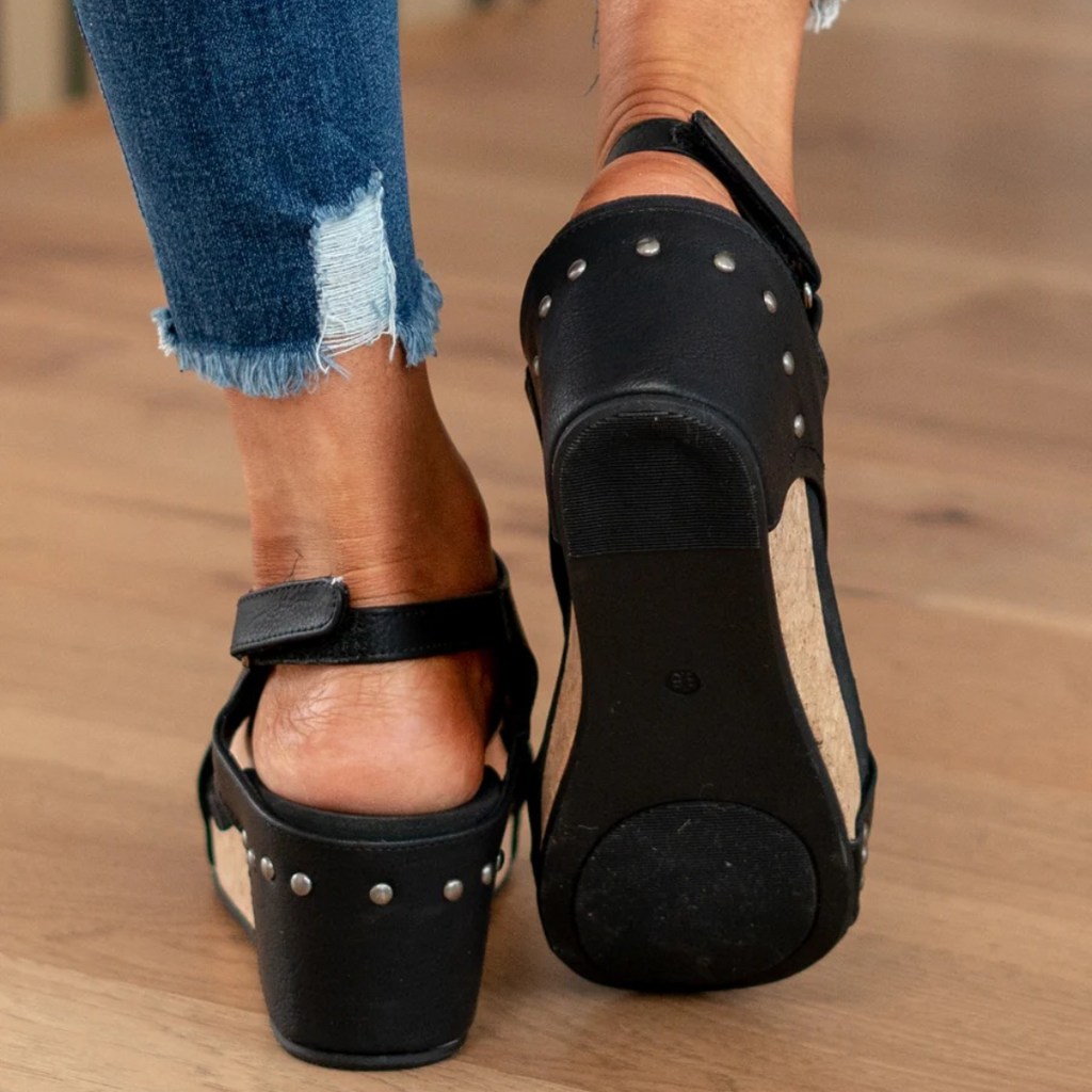 Damen Keilsandalette Wildleder – komfortabler Halt für Sommer & Alltag | Lavinia