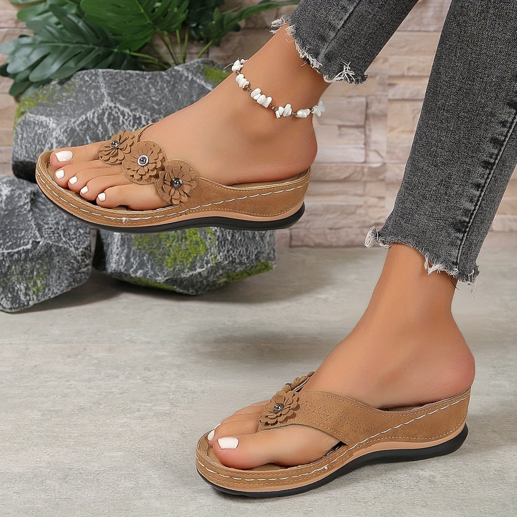 Damen Orthopädische Sandalen mit Fußbett zum Hineinschlüpfen – leichter Komfort für den Alltag | Ophelia