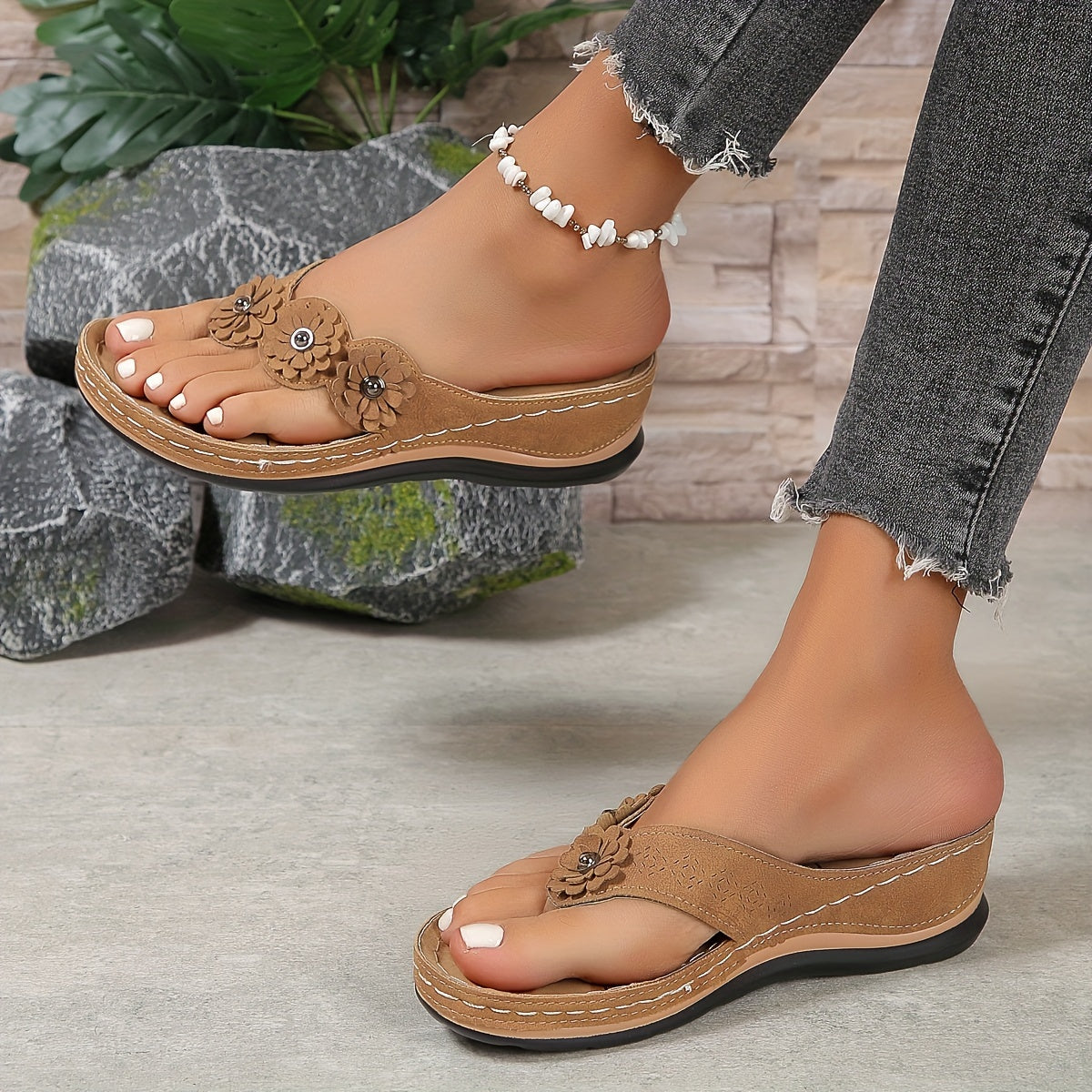 Damen Orthopädische Sandalen mit Fußbett zum Hineinschlüpfen – leichter Komfort für den Alltag | Ophelia