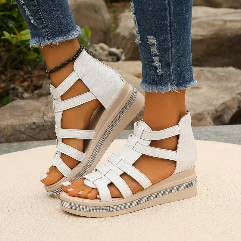 Damen Sandalen Strass-Verzierung gepolstert – elegant & bequem für den Alltag | Katt