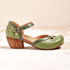 Damen Orthopädische Sandalen mit Fußbett niedrigem Absatz – ganztägig bequem | Jasmine