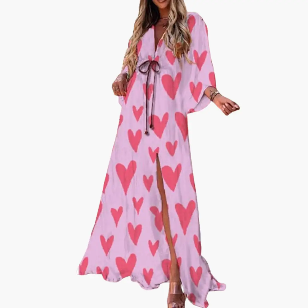 Damen Sommerkleid Maxikleid Blumenmuster fließend leicht – farbenfroh sommerlich für besondere Anlässe | Thalia