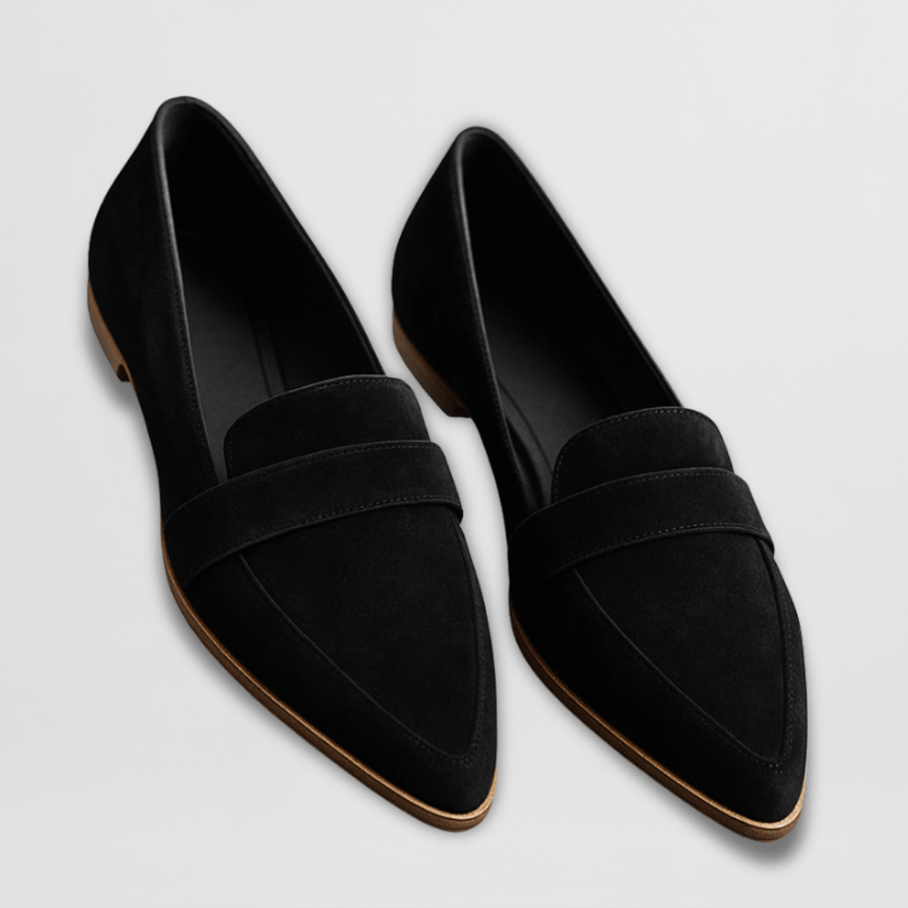 Damen Loafer Wildleder orthopädisch mit Fußbett – bequem für Arbeit & Alltag | Aria