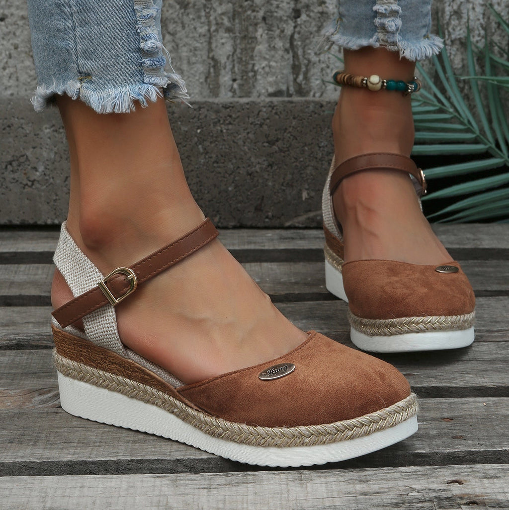 Damen Sandalen orthopädisch mit Fußbett – Espadrille-Sohle für den Sommer | Ada