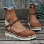 Damen Sandalen orthopädisch mit Fußbett – Espadrille-Sohle für den Sommer | Ada