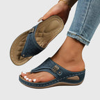 Damen Orthopädische Sandalen mit Fußbett Keilsohle – ergonomisch & bequem für den Sommer | Soraya
