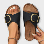 Women's Comfort Sandals Cushioned Footbed – Vintage Style for Everyday Summer | Bridget