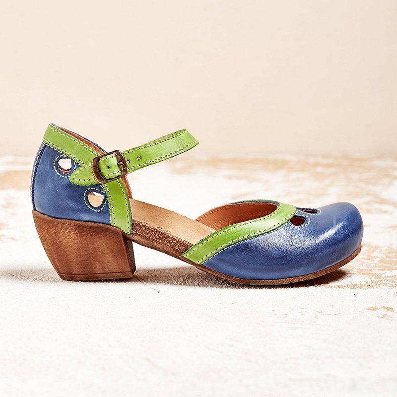 Damen Orthopädische Sandalen mit Fußbett niedrigem Absatz – ganztägig bequem | Jasmine