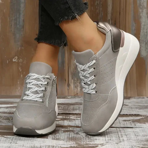 Damen Wanderschuhe orthopädisch mit Fußbett – atmungsaktiv, rutschfest, für Reise und Alltag | Gabriella