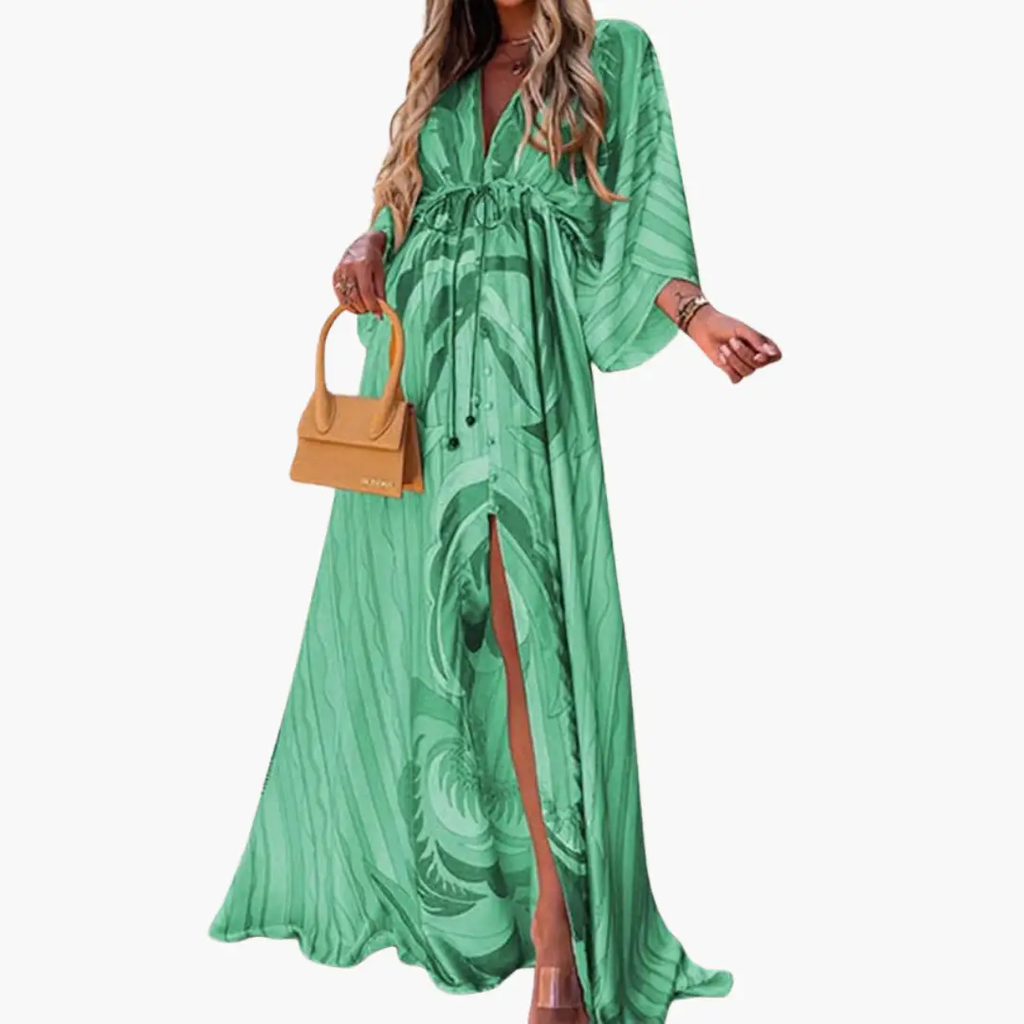 Damen Sommerkleid Maxikleid Blumenmuster fließend leicht – farbenfroh sommerlich für besondere Anlässe | Thalia