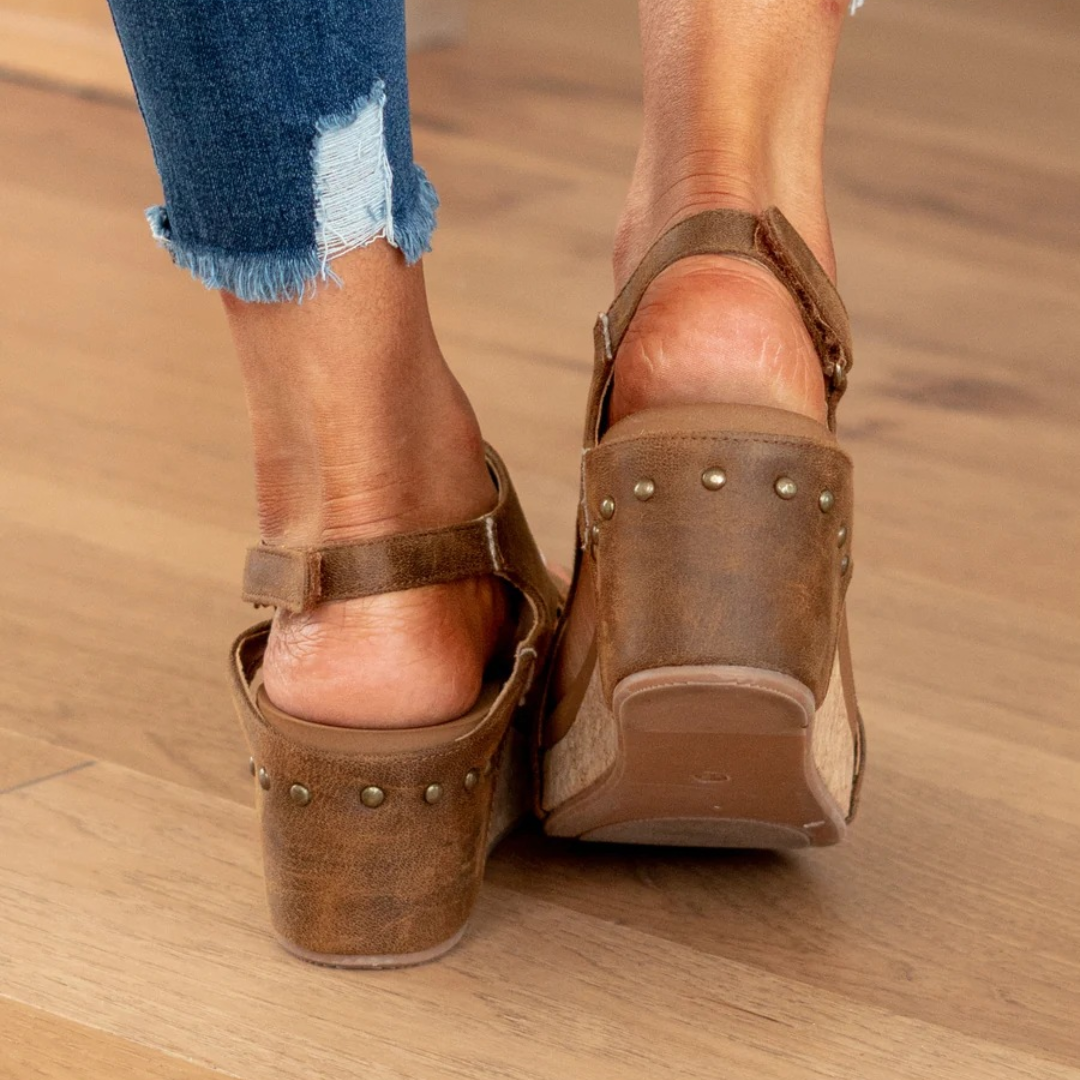 Damen Keilsandalette Wildleder – komfortabler Halt für Sommer & Alltag | Lavinia