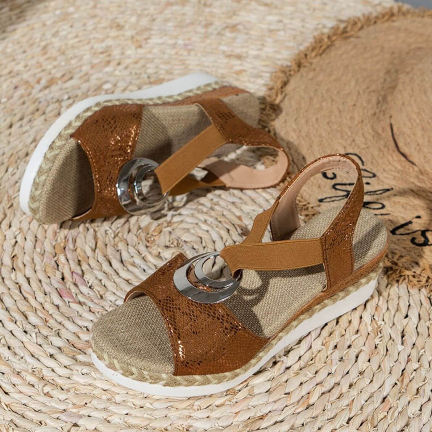 Damen Orthopädische Sandalen mit Fußbett gepolstert – ganztägiger Komfort | Katrin