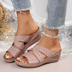Damen Sandalen orthopädisch mit Fußbett rutschfest – Dämpfung für den ganzen Tag | Bessie