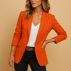 Damen Blazer tailliert Ein-Knopf Slim Fit – elegant für Büro & Business | Hela