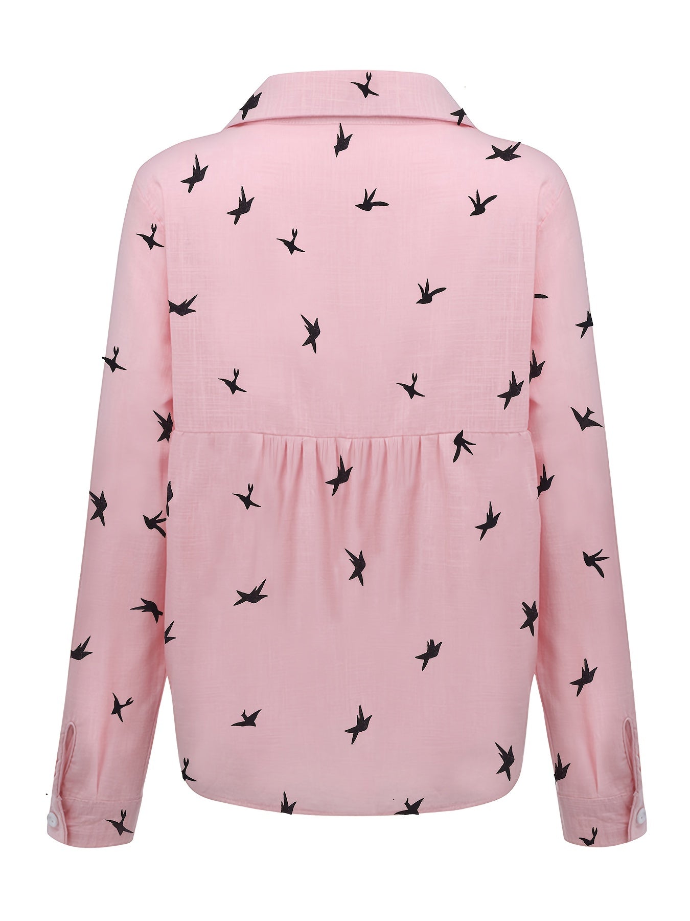 Damen Bluse mit Print und Knopfleiste – locker & alltagstauglich