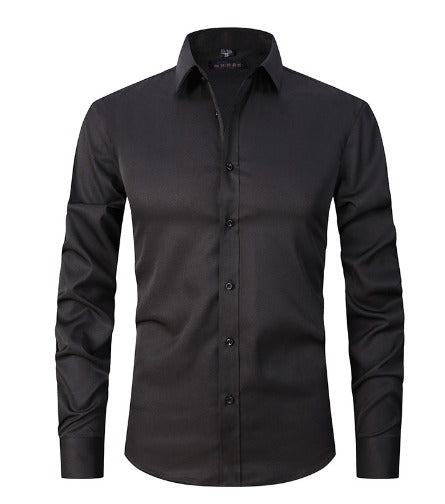 Men's Wrinkle-Free Stretch Dress Shirt – All-Day Fresh Look for Work & Travel | Romano & Co