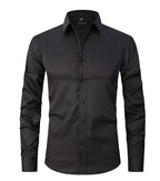 Men's Wrinkle-Free Stretch Dress Shirt – All-Day Fresh Look for Work & Travel | Romano & Co