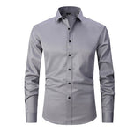 Men's Wrinkle-Free Stretch Dress Shirt – All-Day Fresh Look for Work & Travel | Romano & Co
