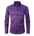 Men's Wrinkle-Free Stretch Dress Shirt – All-Day Fresh Look for Work & Travel | Romano & Co