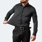 Men's Wrinkle-Free Stretch Dress Shirt – All-Day Fresh Look for Work & Travel | Romano & Co