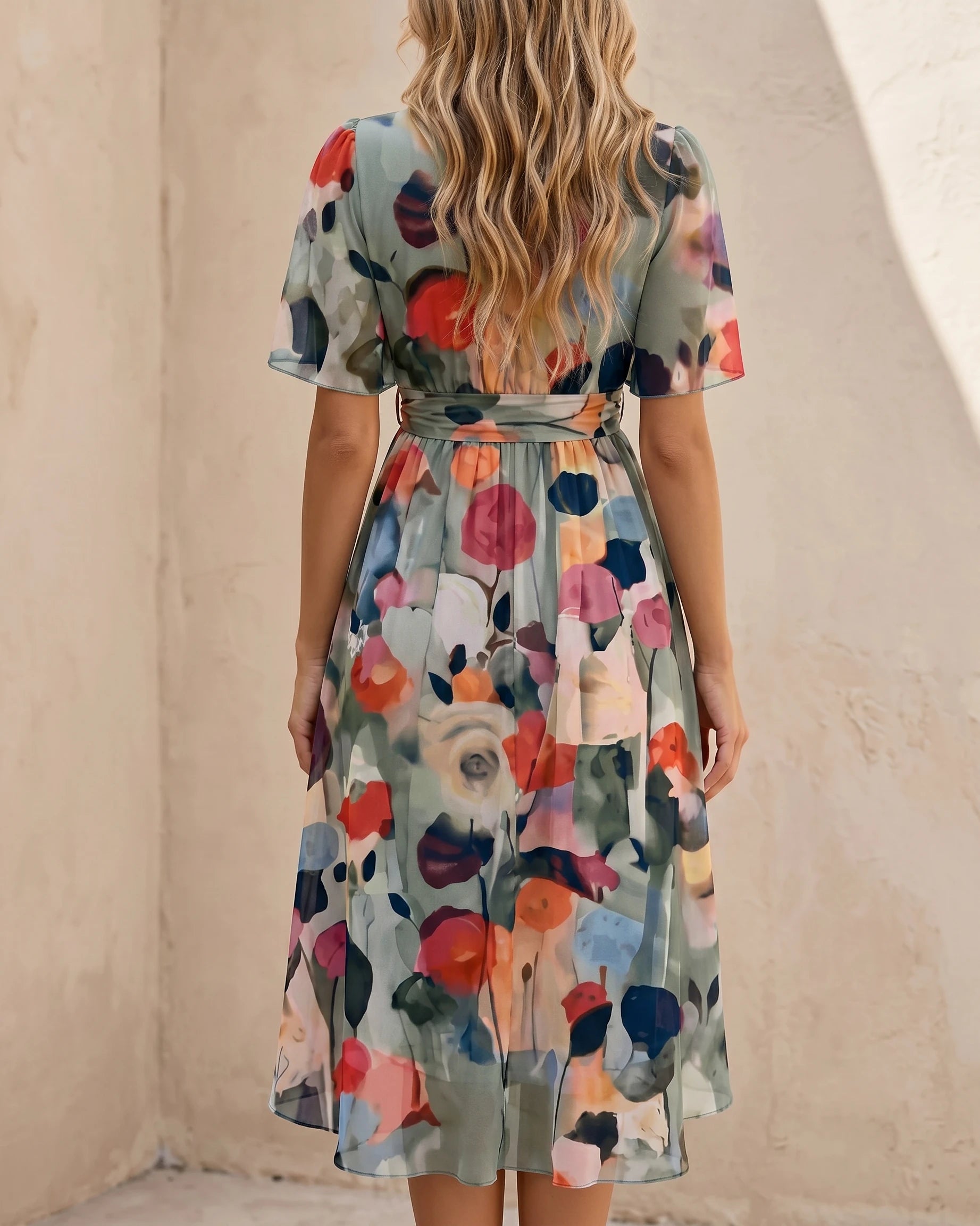 Braun Floral Back