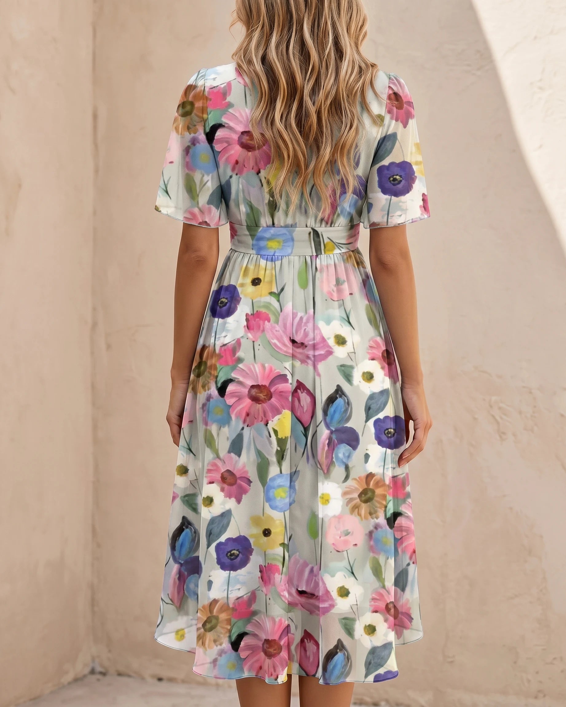 Weiß Floral Back