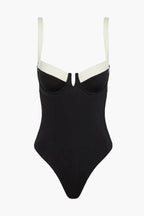 Damen Badeanzug Zweifarben-Design – für Strand & Urlaub | Natalie