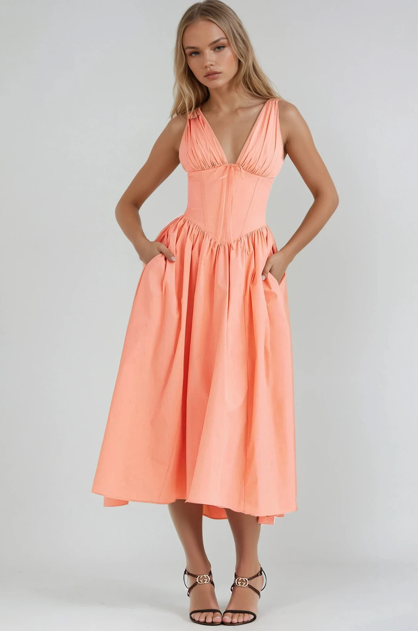 Damen Maxikleid fließend – mühelose Eleganz für Sommer & Alltag | Solveig