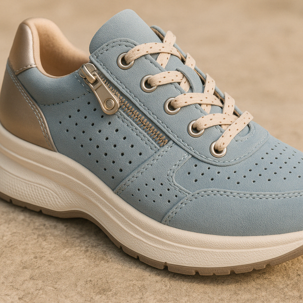 Damen Wanderschuhe orthopädisch mit Fußbett – atmungsaktiv, rutschfest, für Reise und Alltag | Gabriella
