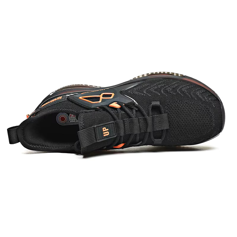 Men's Steel Toe Work Shoes – Breathable Mesh, Slip-Resistant Sole for Trades & Construction | Lorenzo