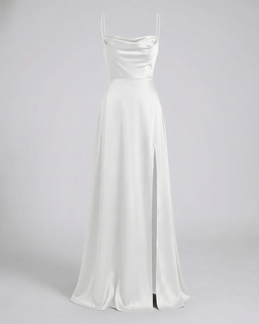 Damen Maxikleid mit Beinschlitz fließend – elegant für besondere Anlässe | Saga
