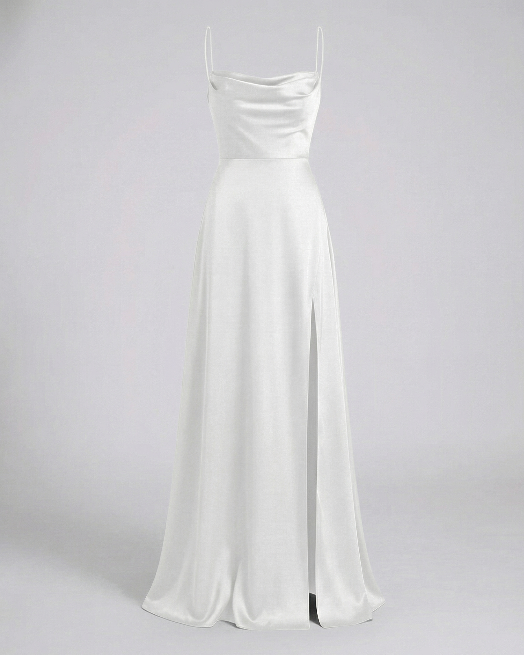 Damen Maxikleid mit Beinschlitz fließend – elegant für besondere Anlässe | Saga
