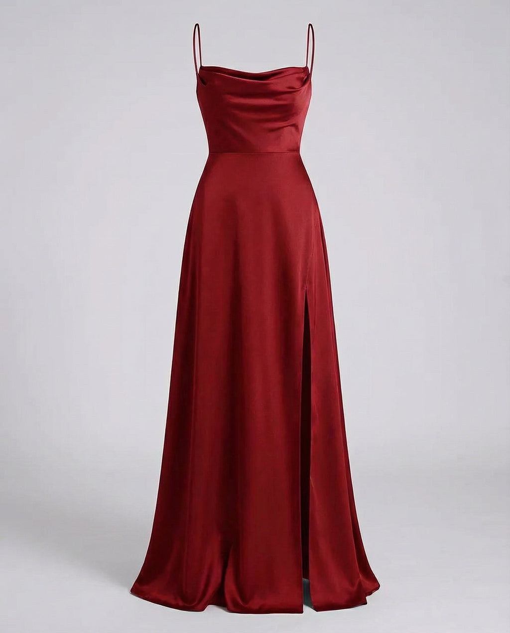 Damen Maxikleid mit Beinschlitz fließend – elegant für besondere Anlässe | Saga