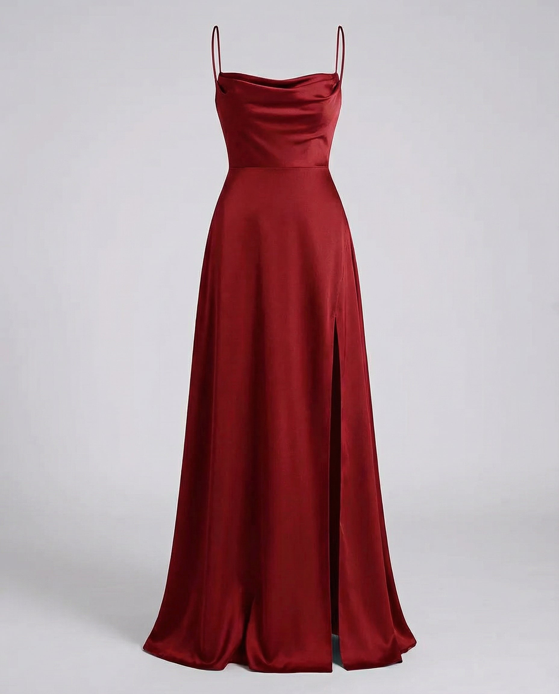 Damen Maxikleid mit Beinschlitz fließend – elegant für besondere Anlässe | Saga