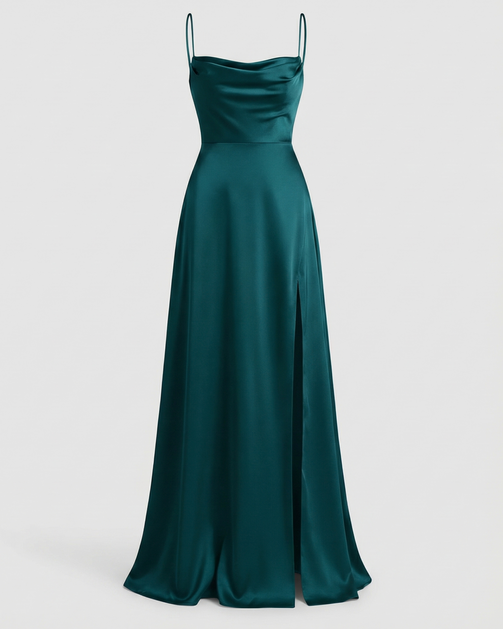 Damen Maxikleid mit Beinschlitz fließend – elegant für besondere Anlässe | Saga