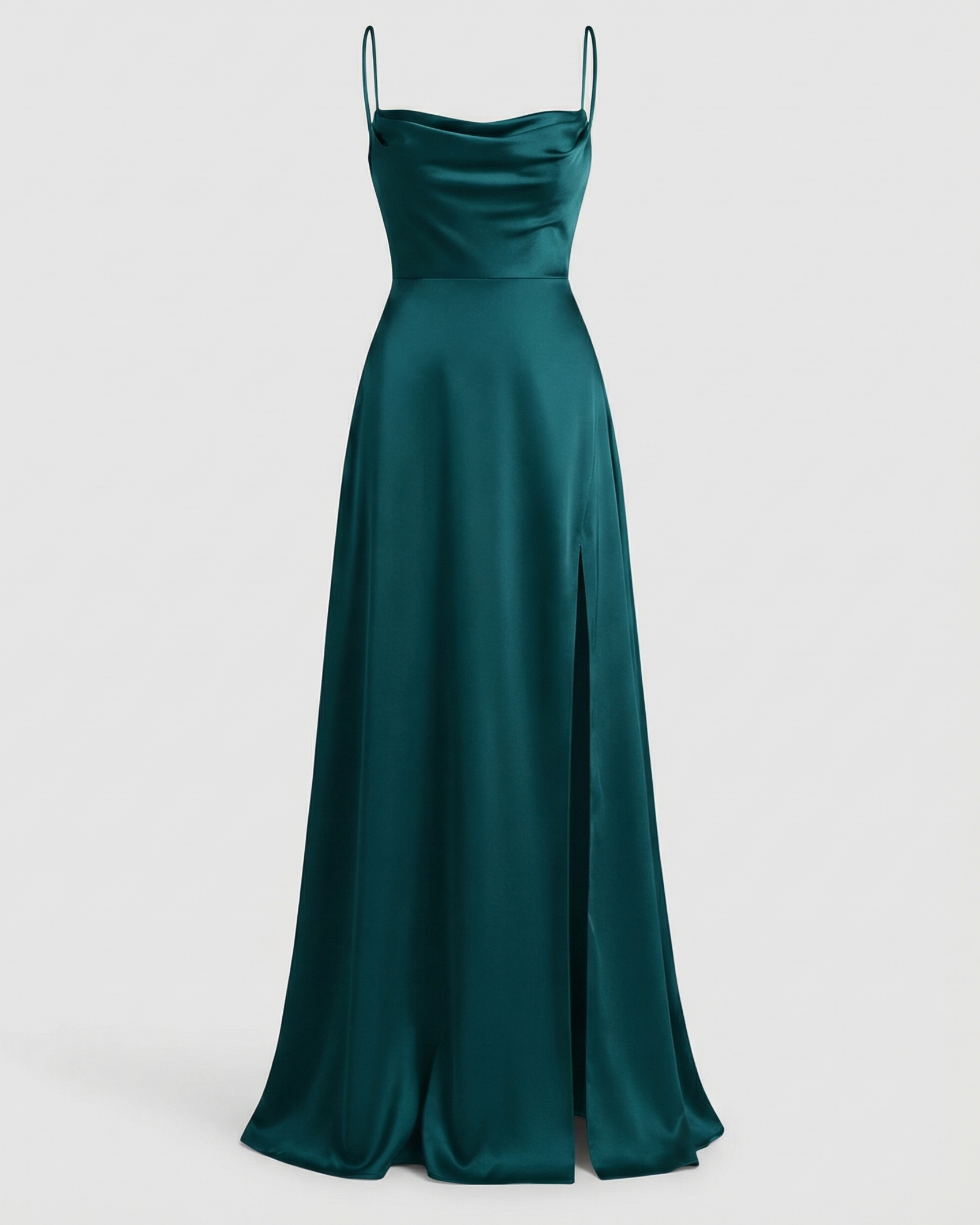 Damen Maxikleid mit Beinschlitz fließend – elegant für besondere Anlässe | Saga